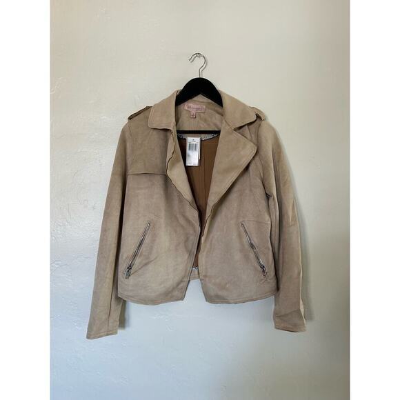 Philosophy suede tan motto jacket - Picture 2 of 4
